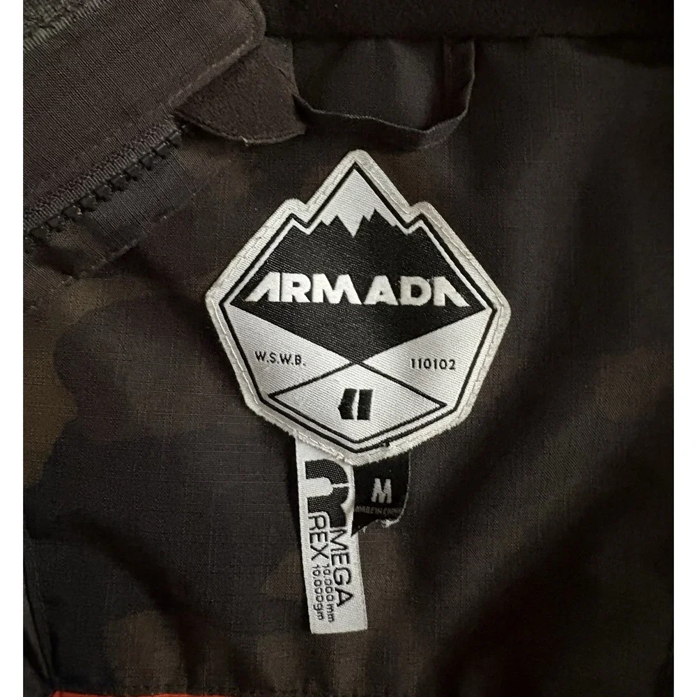 Armada Harlaut Insulated Ski Snowboard Jacket - Men's M Camo - Picture 4 of 11
